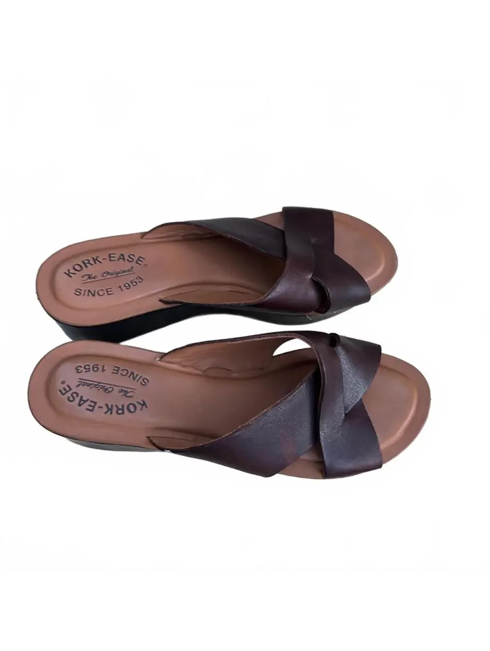 Kork Ease Platform Sandal size 8 Brown